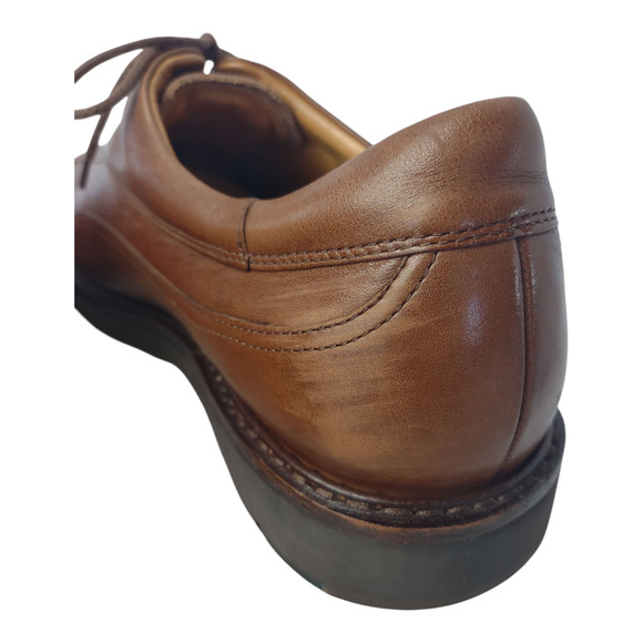 Mephisto Brown Leather Oxford Shoe Size 13 Solid Goodyear Welt Air Relax Loafer - Picture 15 of 15